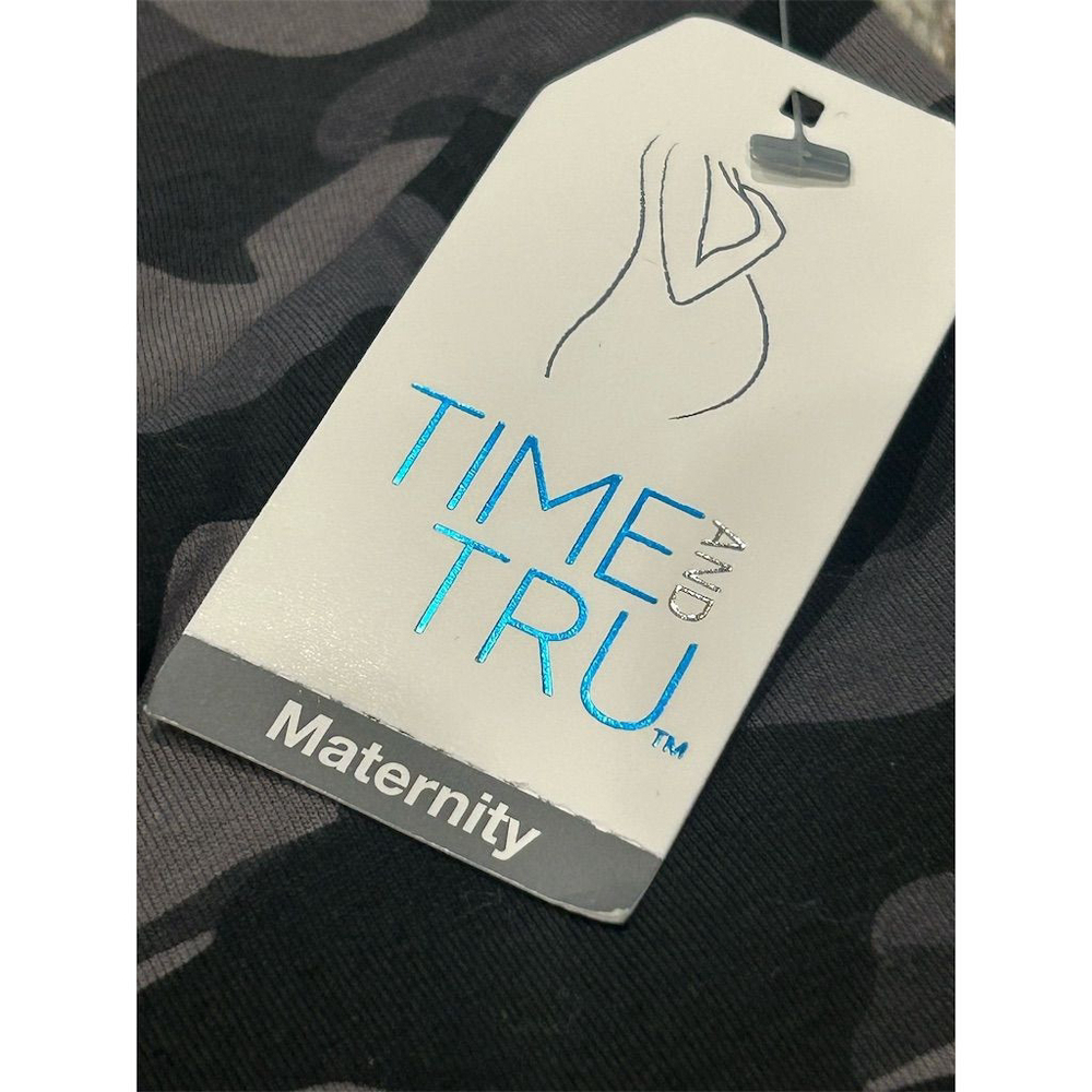Time And Tru Maternity Leggings XXL Gray Camo Print - Picture 5 of 10